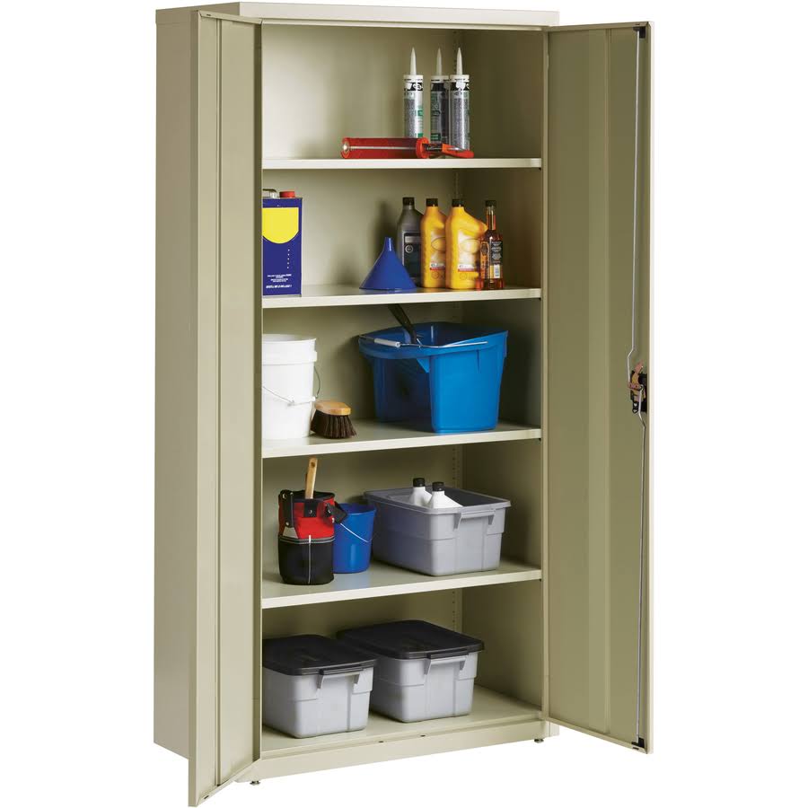 Lorell LLR41307 Fortress Series Storage Cabinets, Putty