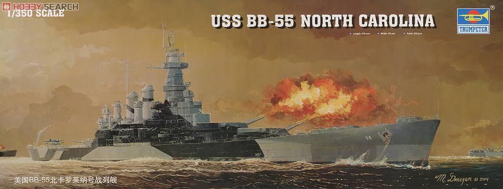 Trumpeter 1/350 05303 USS North Carolina BB-55
