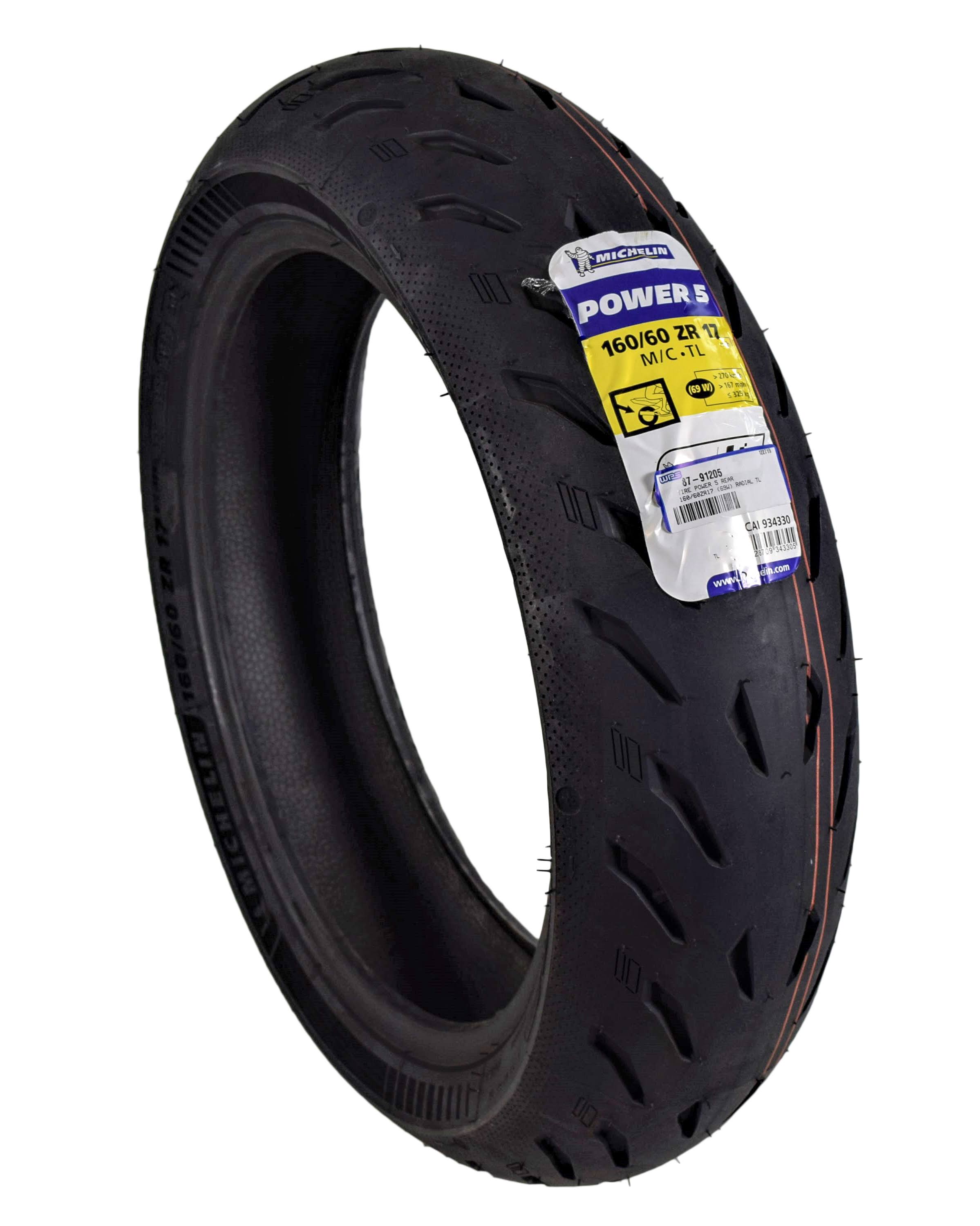Michelin Pilot Power 5 160/60ZR17 (69w) Rear Radial Motorcycle Tire 160/60-17