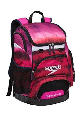 Speedo Large Teamster Backpack, 35-Liter Camo Purple