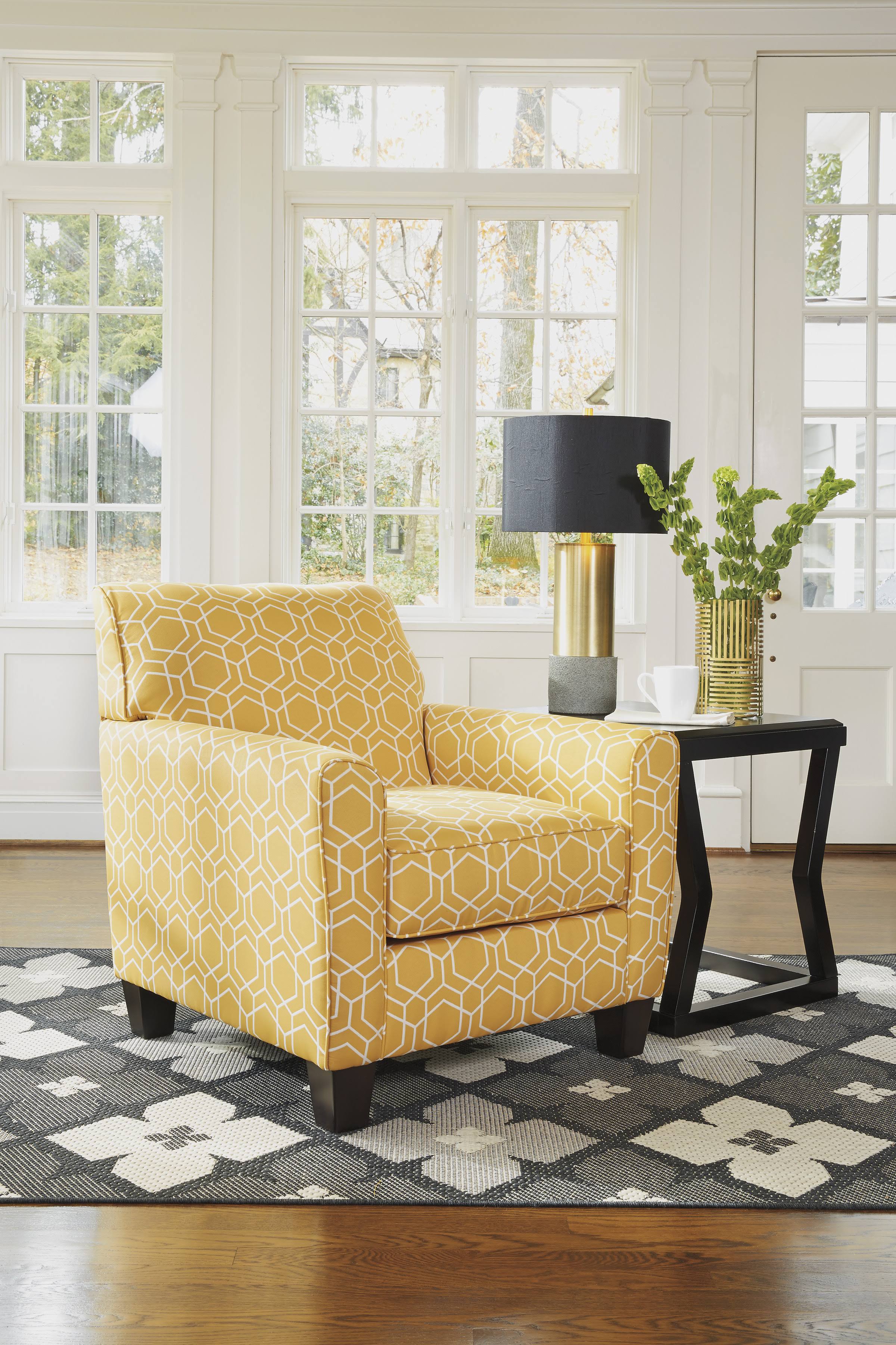 Ayanna Nuvella - Gold - Accent Chair
