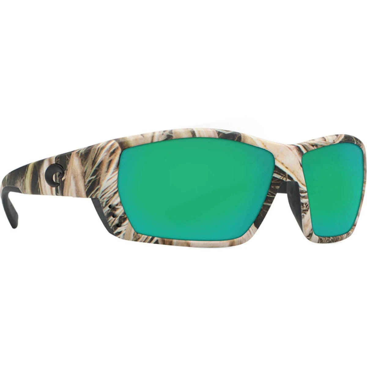 (Mossy Oak Shadow Grass Blades Camo, Green Mirror 580G Lens) - Costa Del Mar Tuna Alley Sunglasses