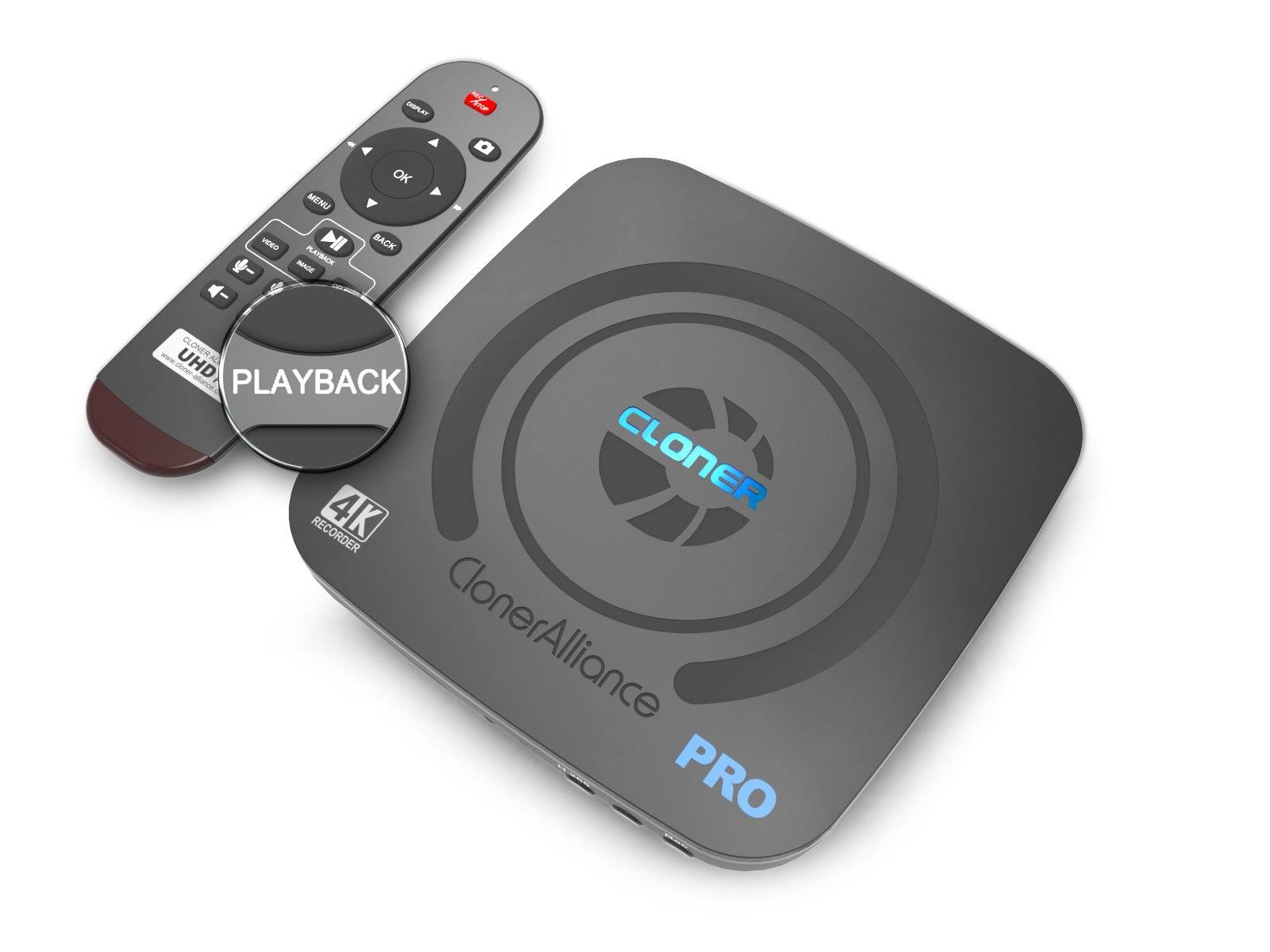 ClonerAlliance UHD Pro, Standalone 4K H.265/H.264 HDMI Video u0026 Gaming Recorder, Playback Instantly. Schedule Recording. UVC