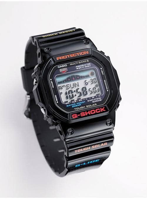Casio Men's GWX-5600-1JF G-Shock G-Lide Tough Solar Radio Controlled Watch