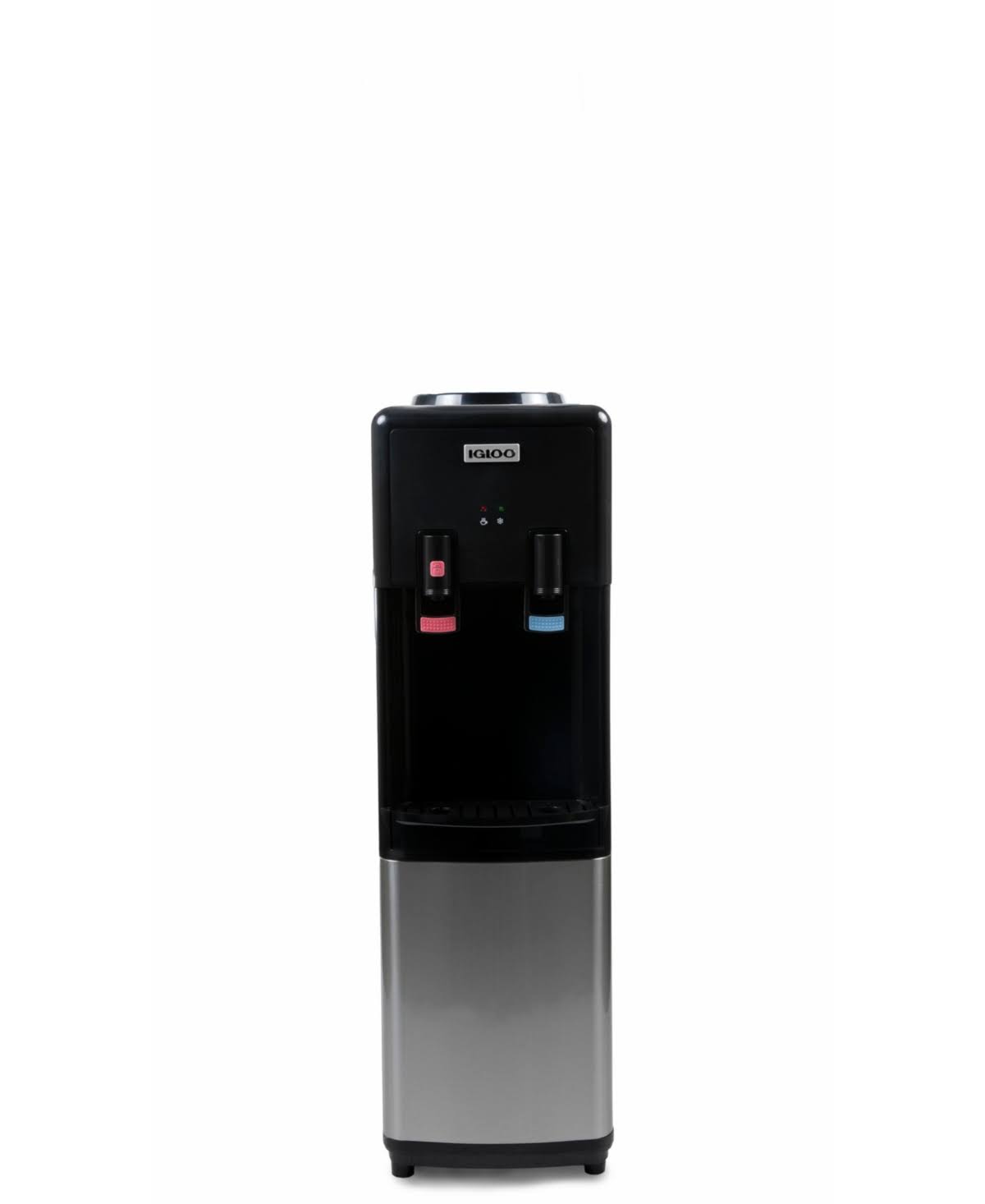 Igloo IWCTL352CHBKS Hot u0026 Cold Top Loading Water Dispenser, Black