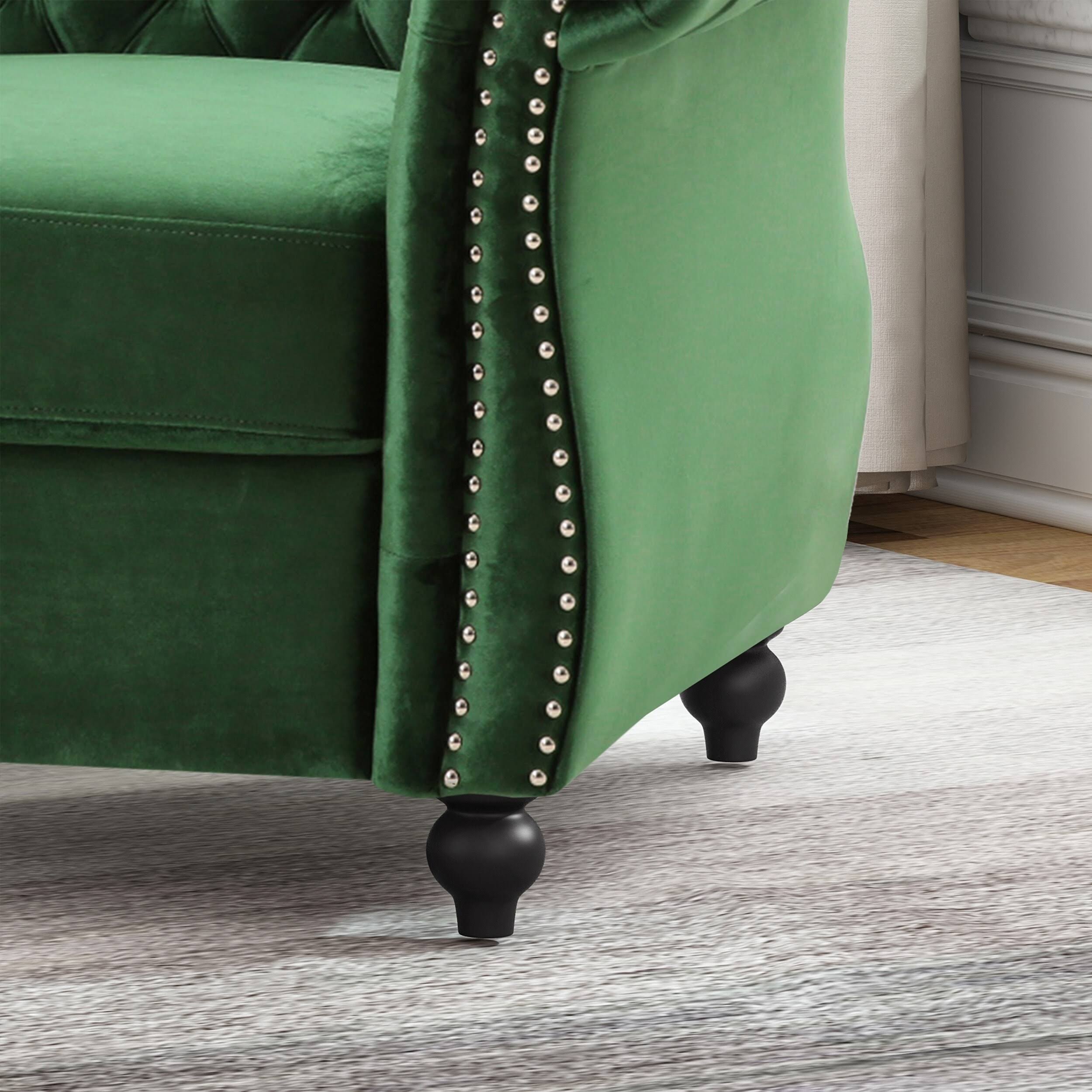 Westminster Chesterfield Club Chair Beige - Christopher Knight Home