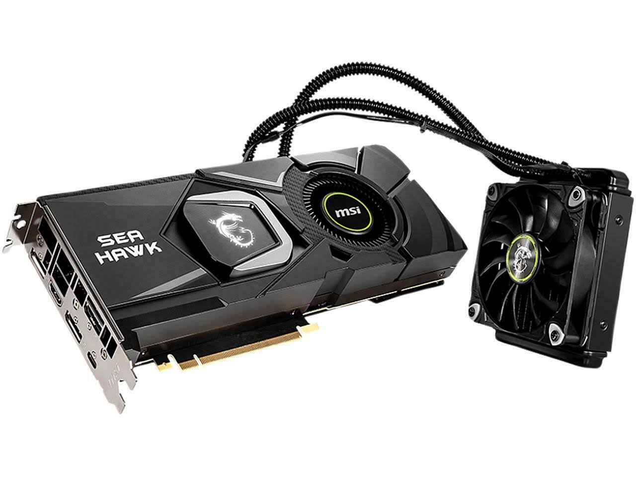 MSI GeForce RTX 2080 SUPER RTX 2080 SUPER SEA HAWK X Graphics Card - 8 GB GDDR6 - 256-bit