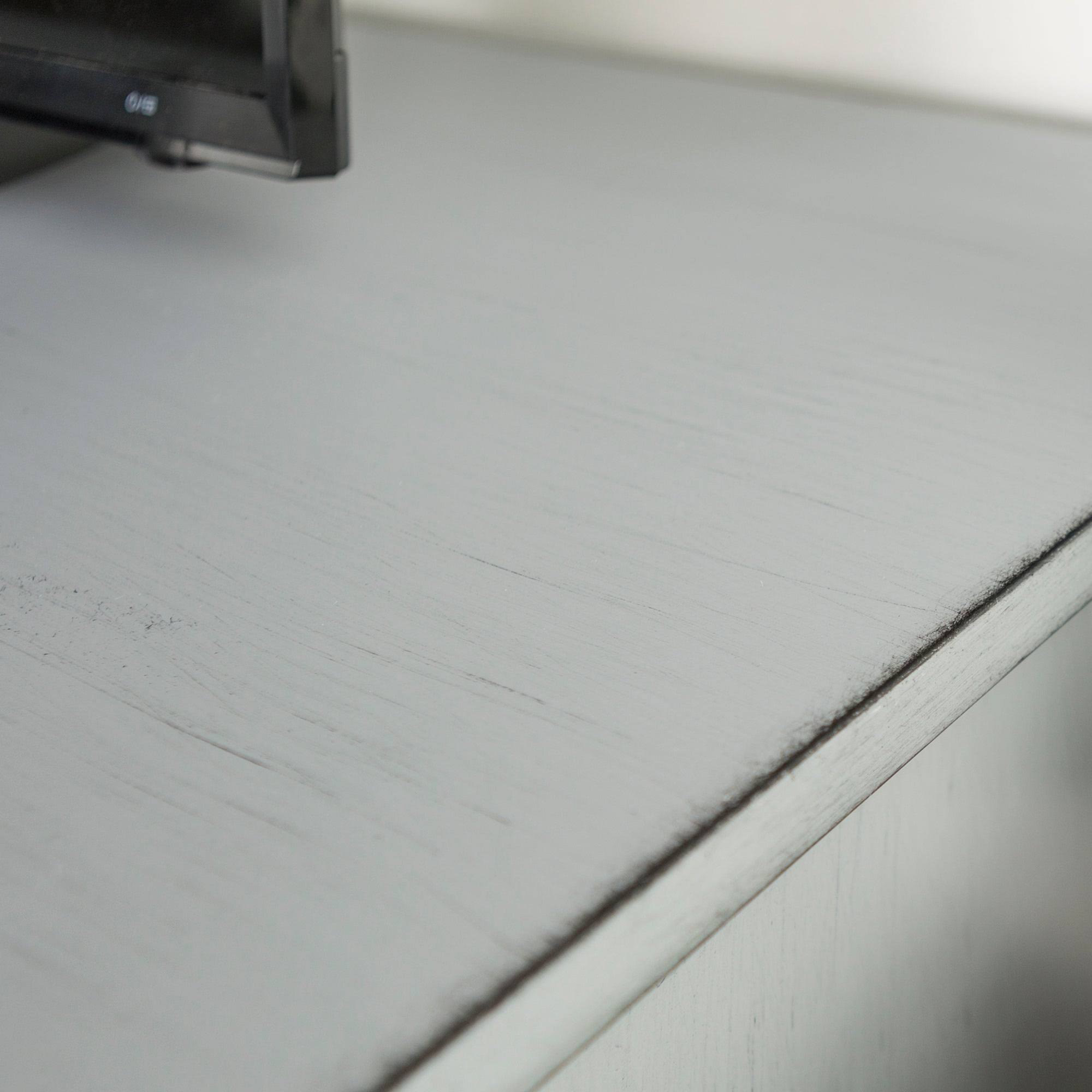 Middlebrook Designs 52-Inch Highboy TV Stand Console - Antique White