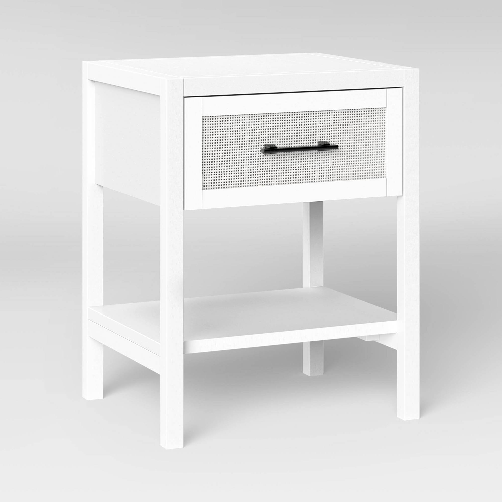 Warwick End Table with Drawer White - Threshold