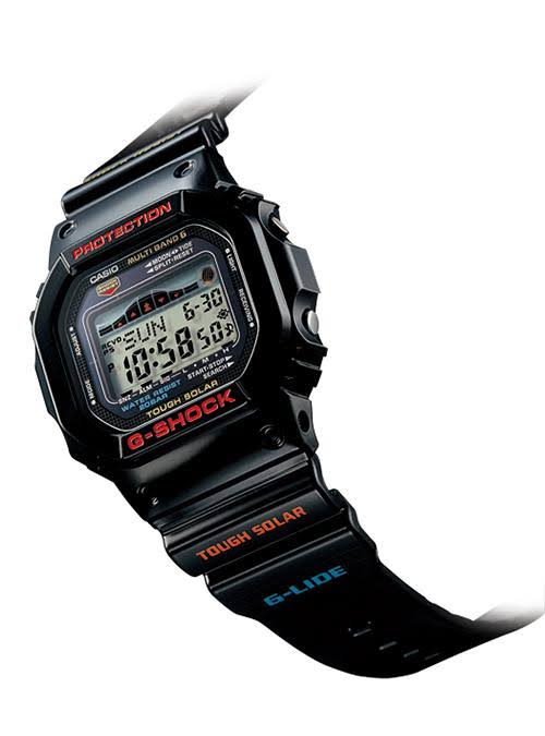 Casio Men's GWX-5600-1JF G-Shock G-Lide Tough Solar Radio Controlled Watch