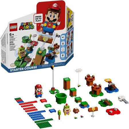 Lego Super Mario Adventures with Mario Starter Course 71360 Building Kit, Interactive Set Featuring Mario, Bowser Jr. and Goomba