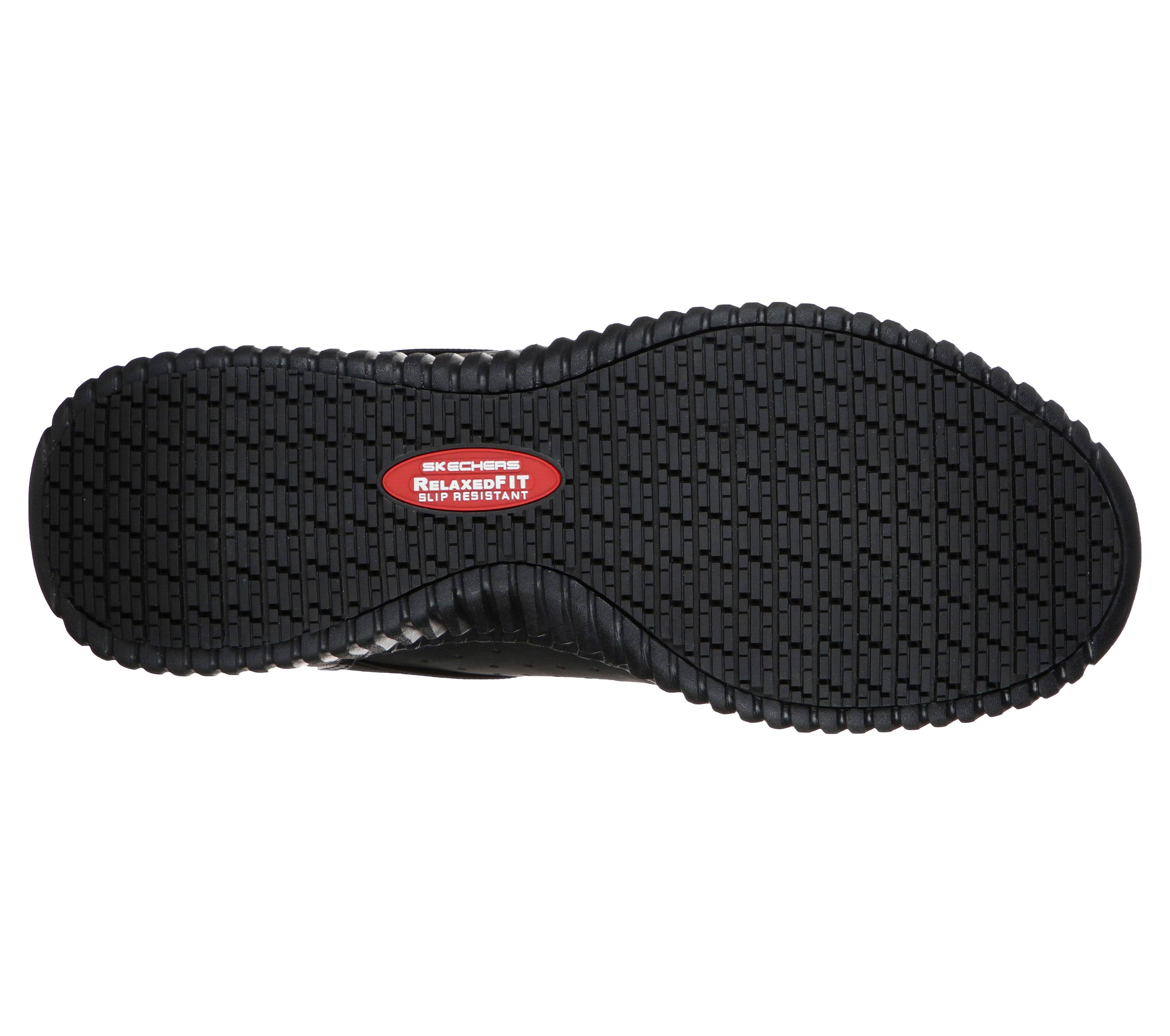 Skechers Work Relaxed Fit: Cessnock - Niehart SR Sneakers, Black, 11.5