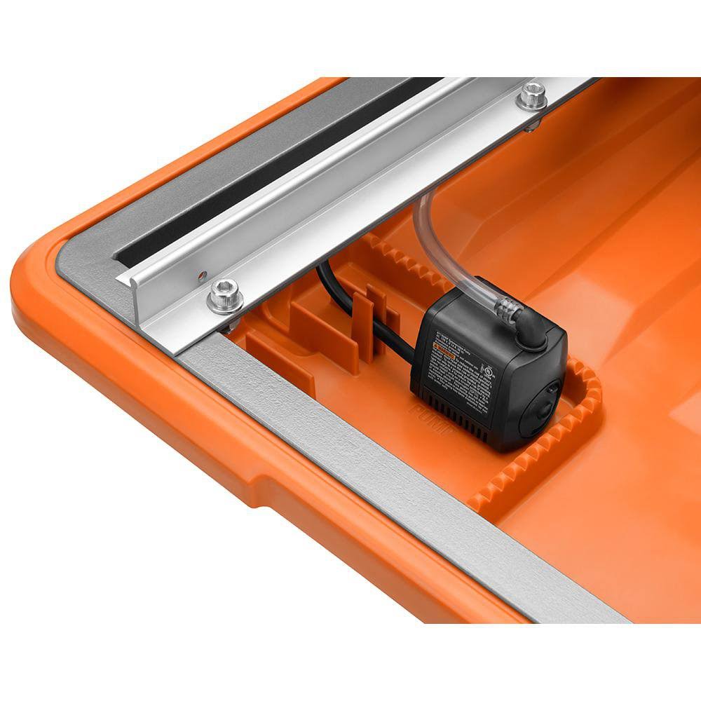 Ridgid R4031s 9 Amp Corded 7 in. Wet Tile Saw with Stand