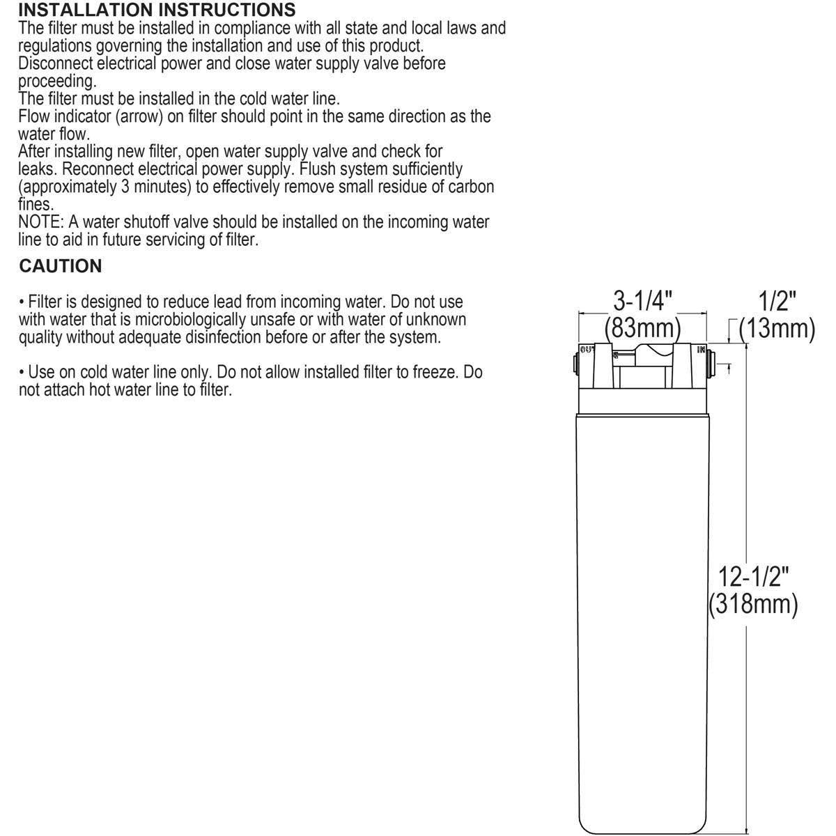 Elkay ERF750 WaterSentry Plus Residential Replacement Filter