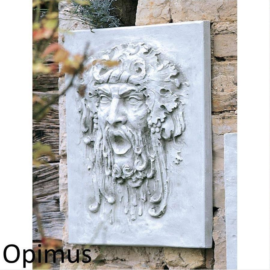 Design Toscano NG928330 Opimus and Vappa Wall Sculptures (Set