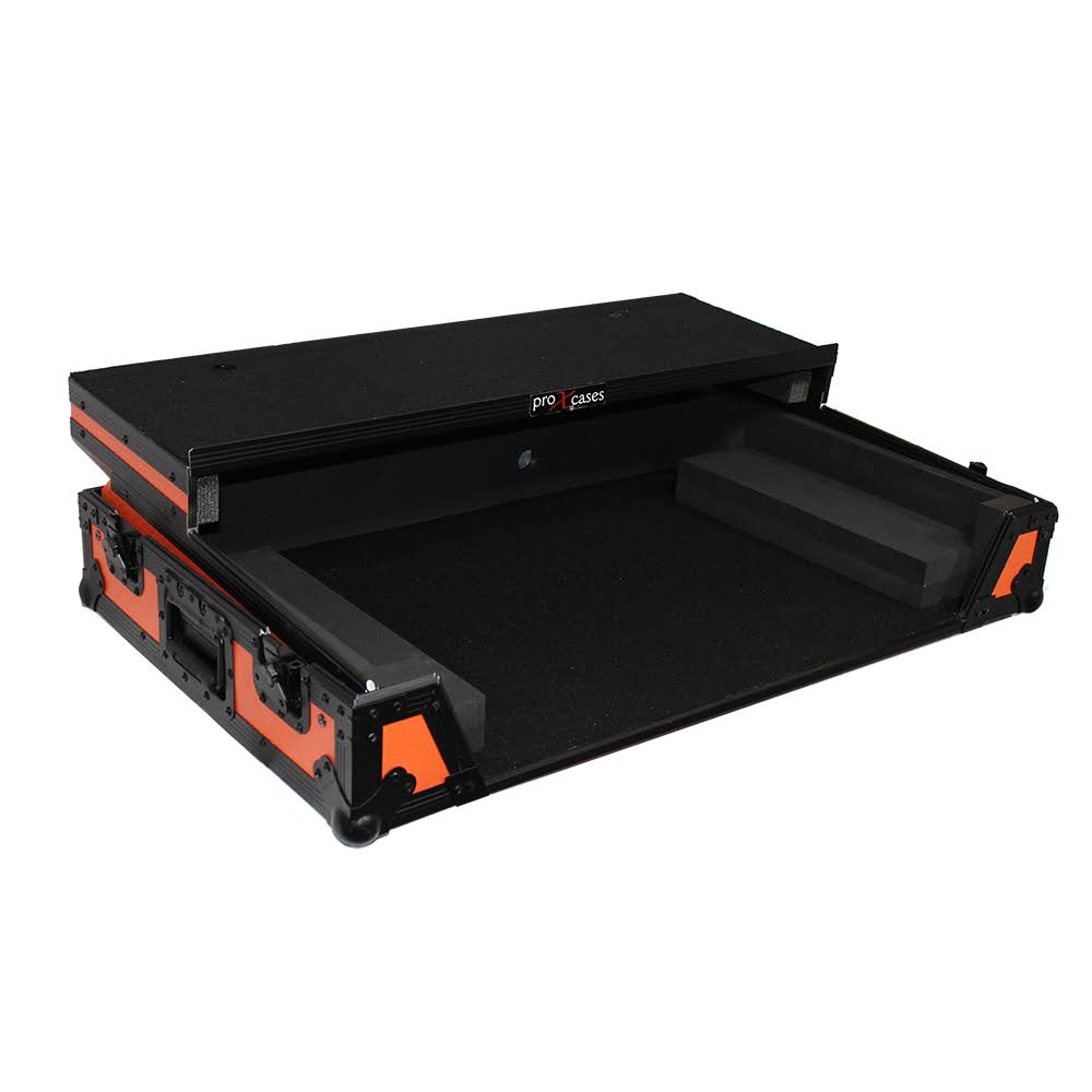 Prox XS-DDJ1000 WLTOB Black on Orange Flight Case