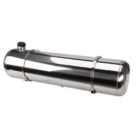 EMPI 3899 Pol Stainless Steel Fuel Tank, 10x40 in, End Fill, 13.5 Gal