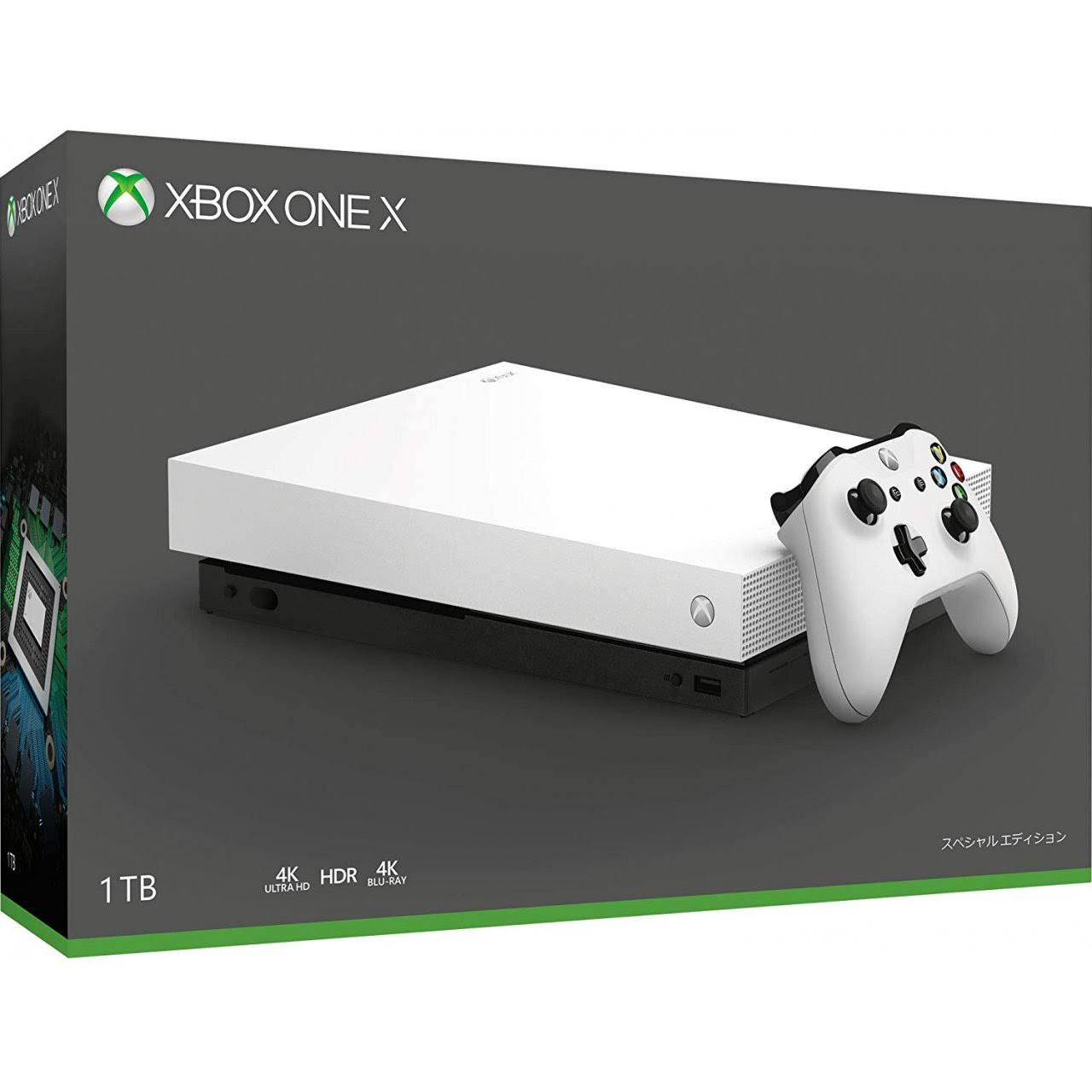 Microsoft Xbox One X Special Edition - 1 TB - White
