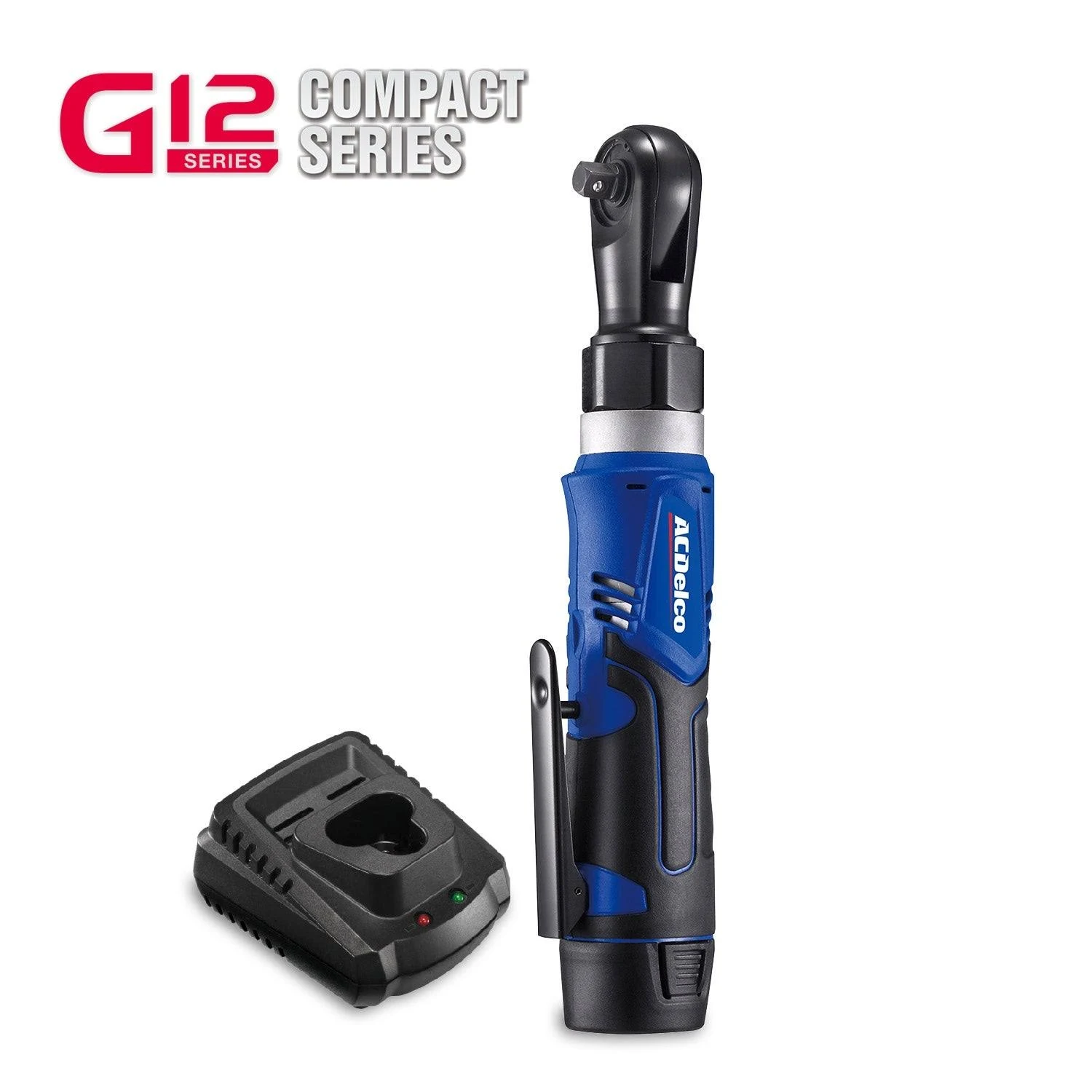 ACDelco G12 Series 2-Tool Combo Kit- 1/4x22 u0026 3/8x22 Cordless Ratchet Wrench, ARW1209-K9