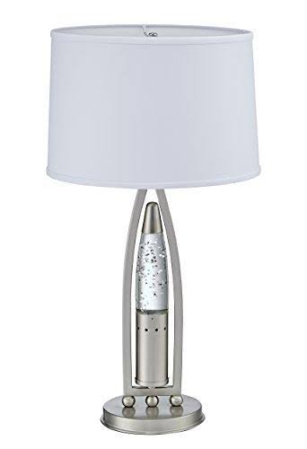 Lucian Satin Nickel Table Lamp