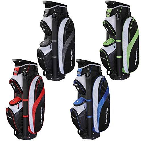Prosimmon Tour 14 Way Cart Golf Bag Black Red