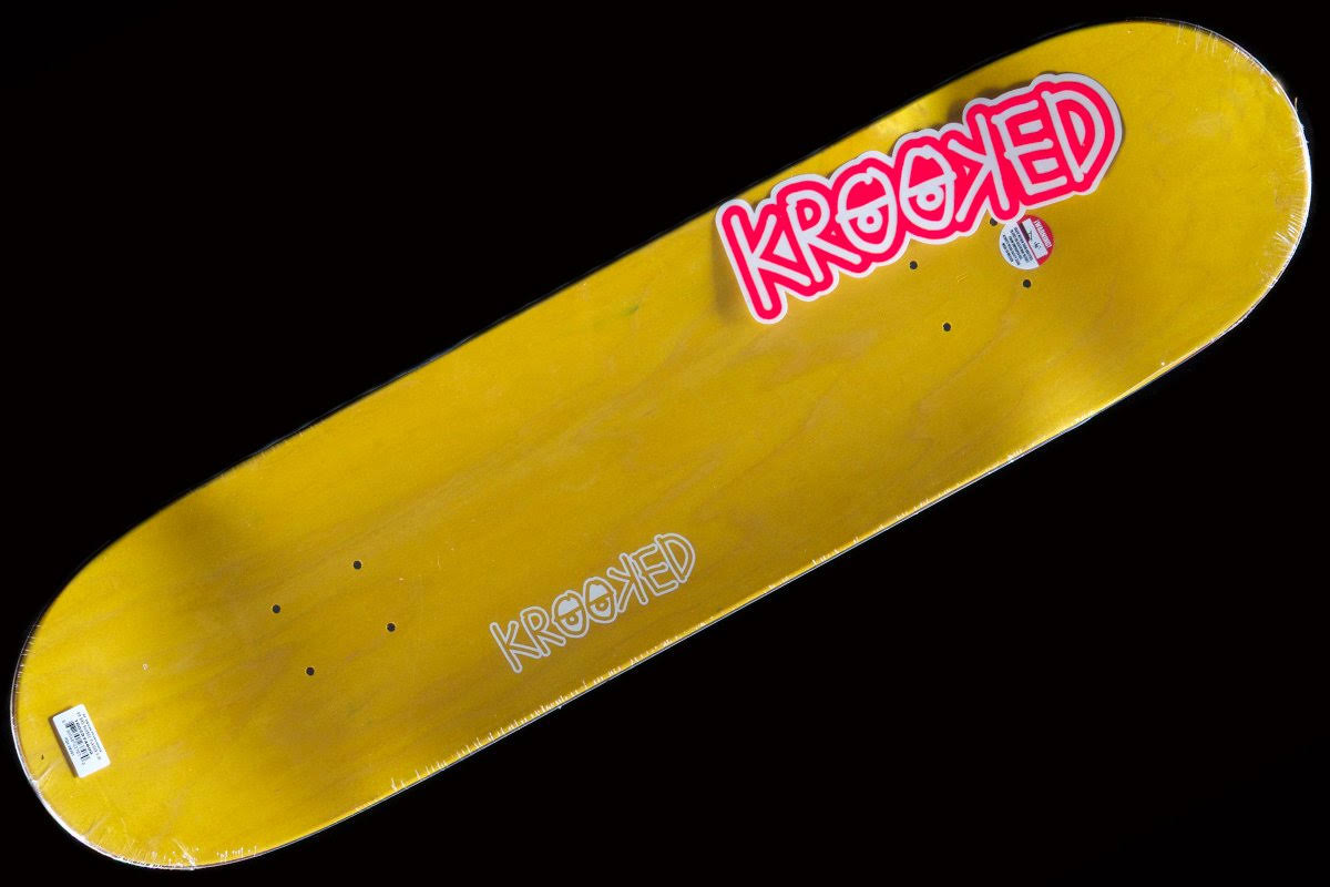 Krooked Skateboards Barbee Flames Deck 8.38
