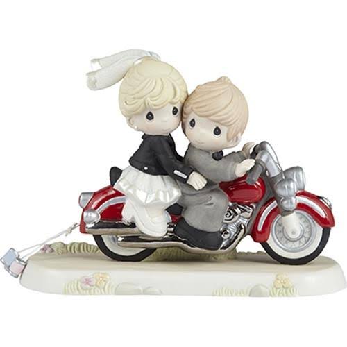 Precious Moments Bisque Porcelain Figurine, Together Wherever The Road May Lead
