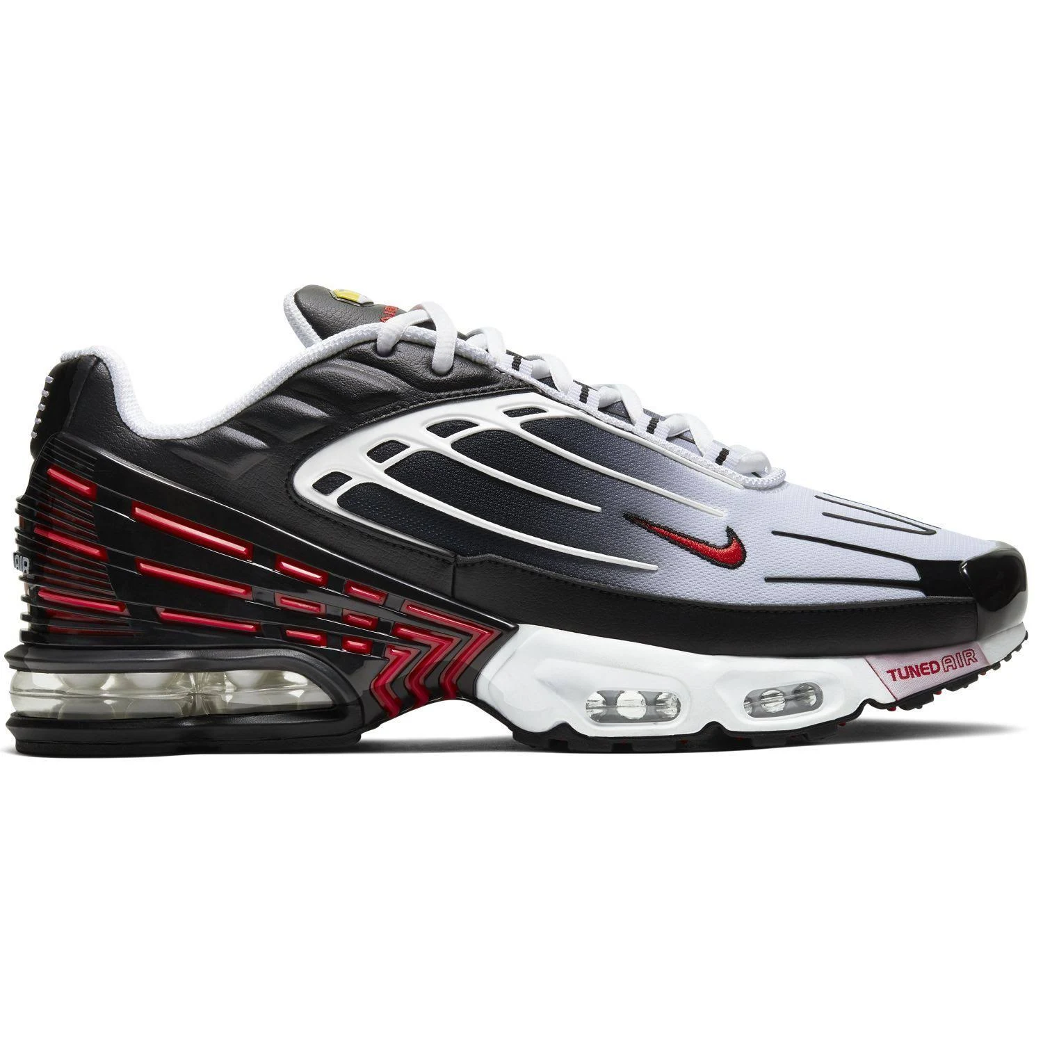 Nike Air Max Plus III Men’s Shoe - Black/White/Black/University Red - 8