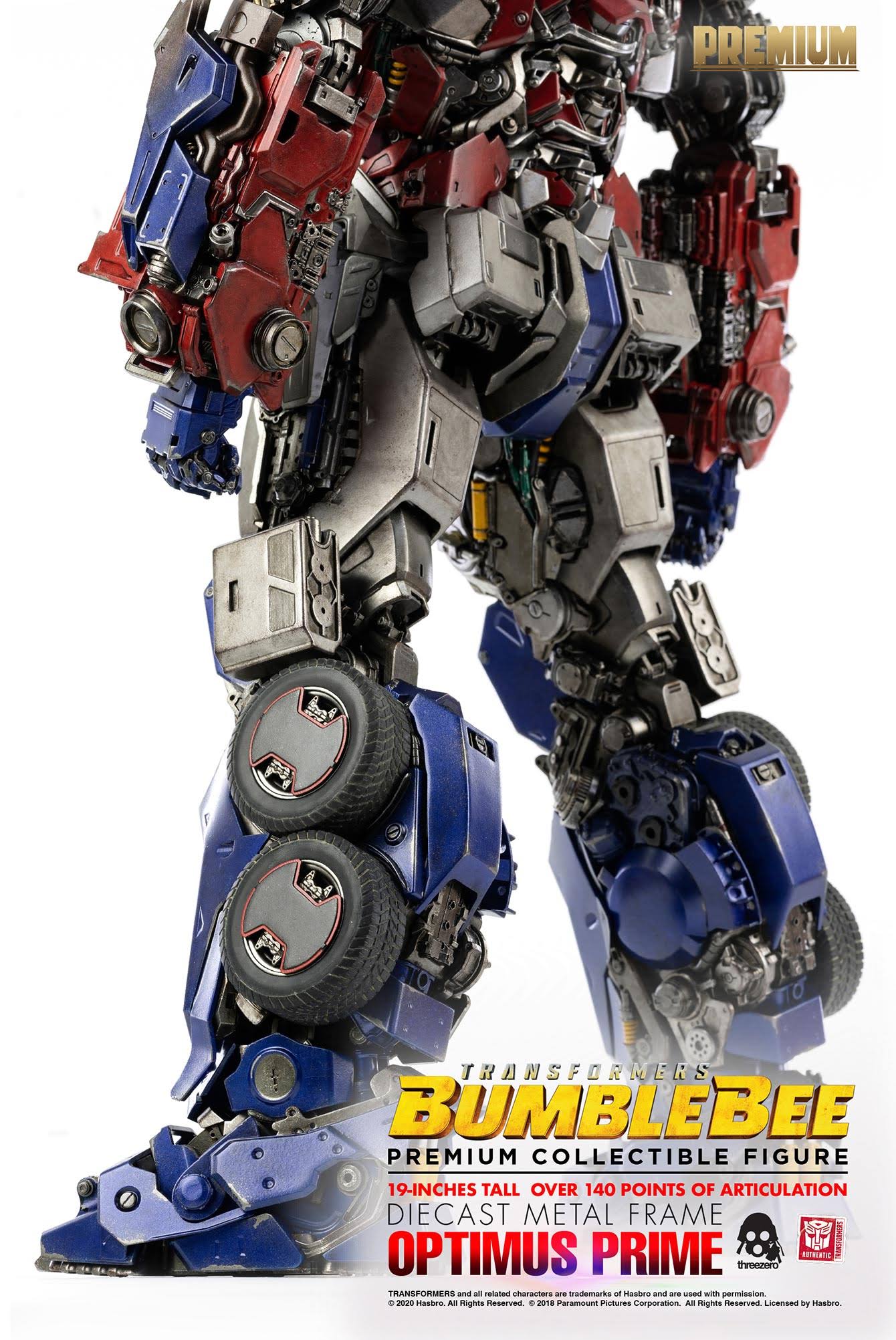 Transformers Bumblebee Optimus Prime Premium Scale Figure