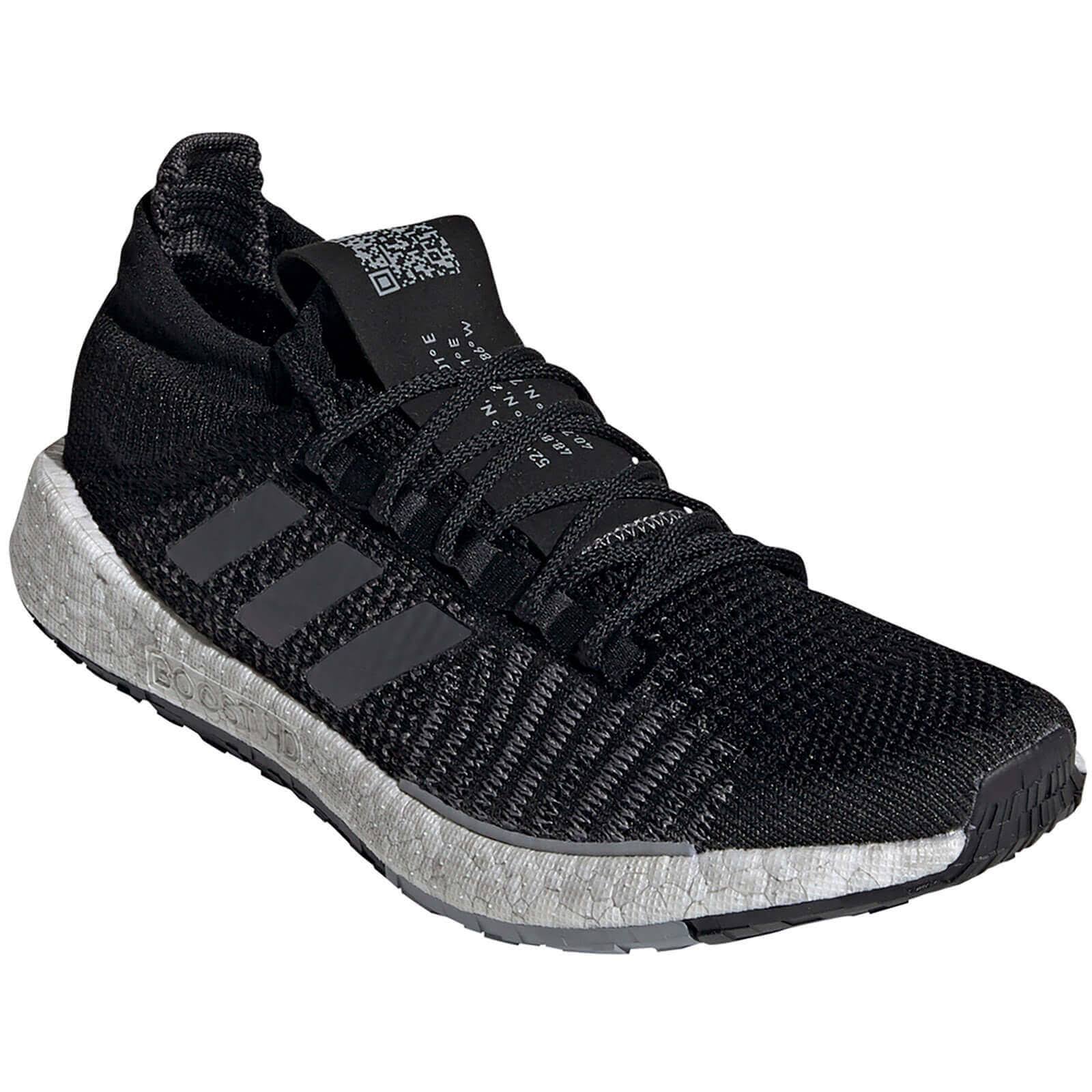 Adidas Pulseboost HD Mens Running Shoes, Size 12, Black/Grey
