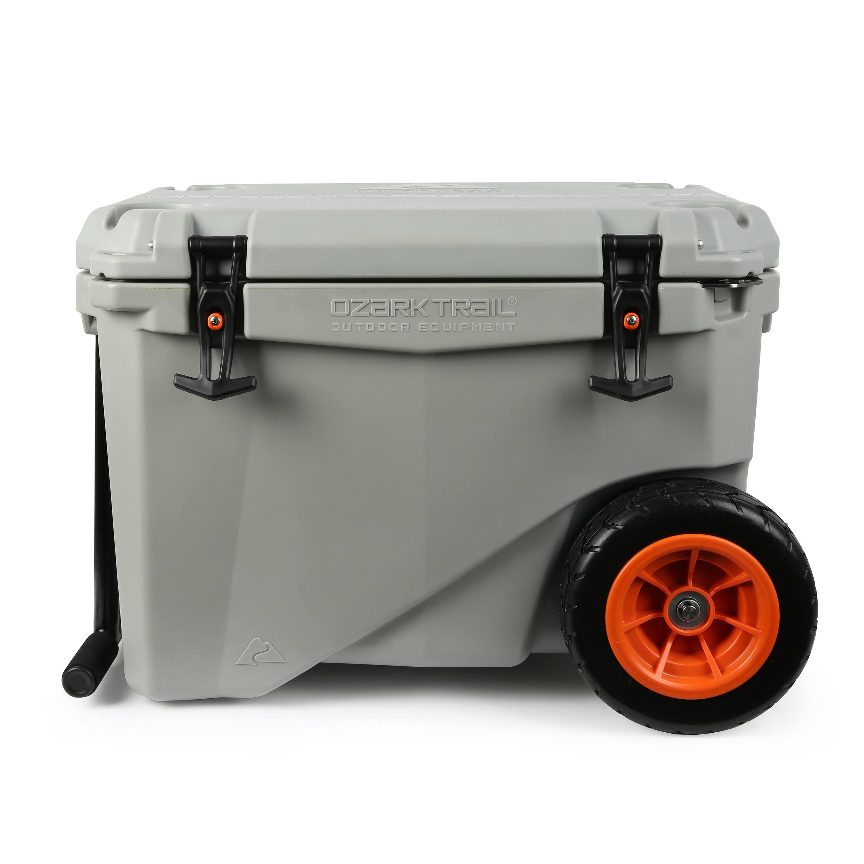 Ozark Trail 45qt High Performance Rolling Thermocooler, Grey