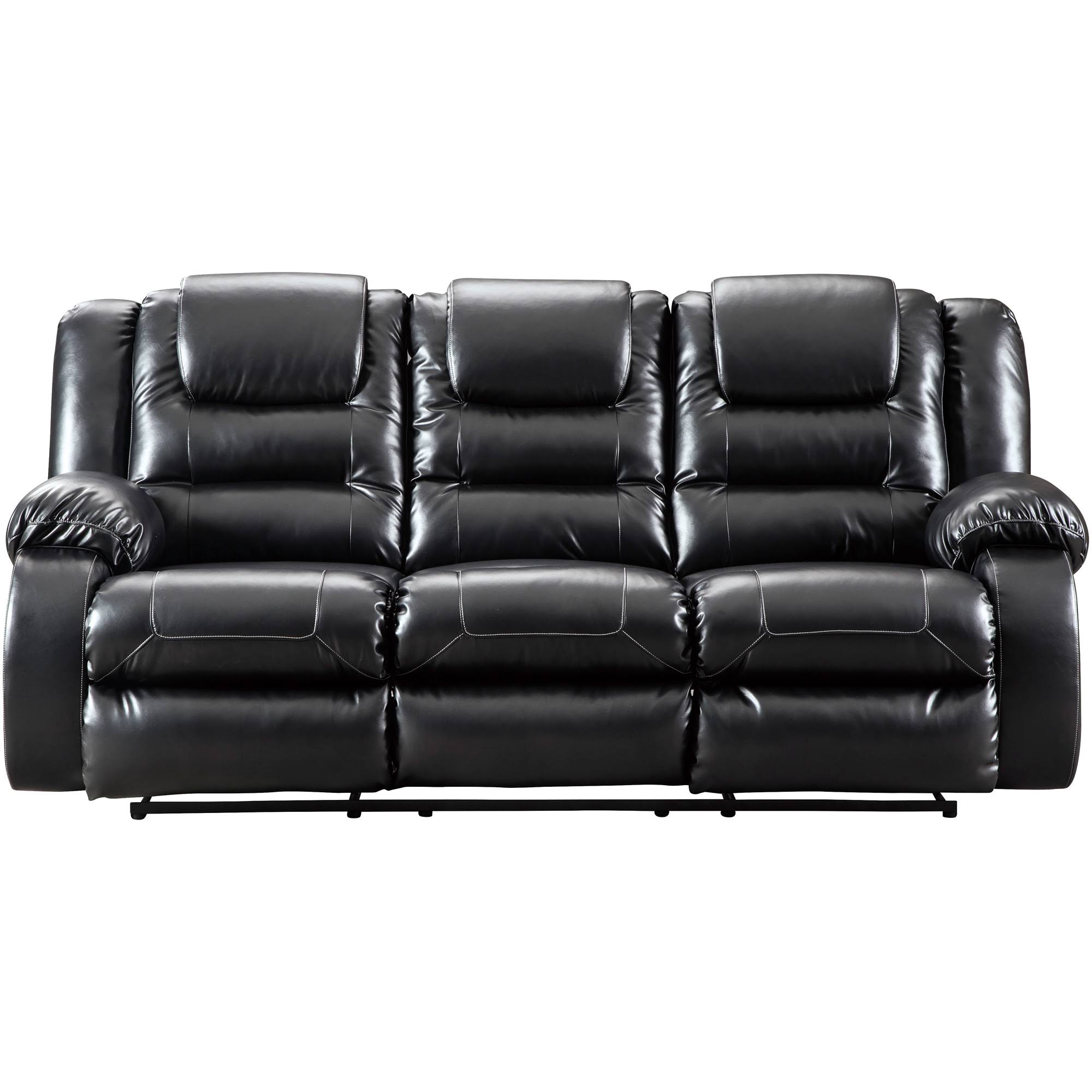 Ashley Vacherie Reclining Sofa Black