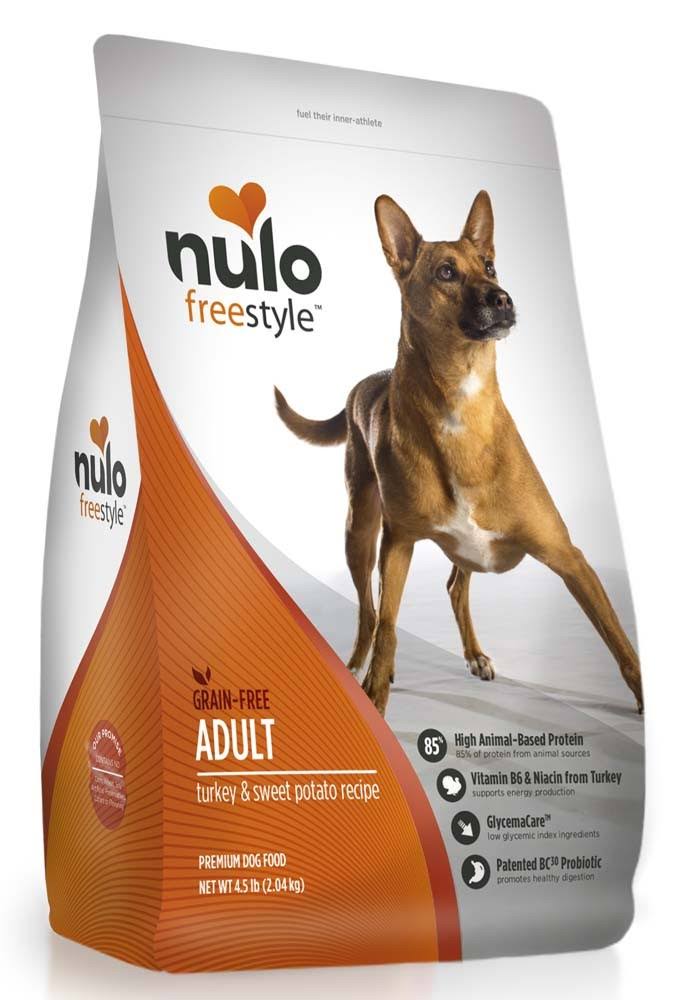Nulo Freestyle Grain Free Turkey Sweet Potato Adult Dry Dog Food 24 lb