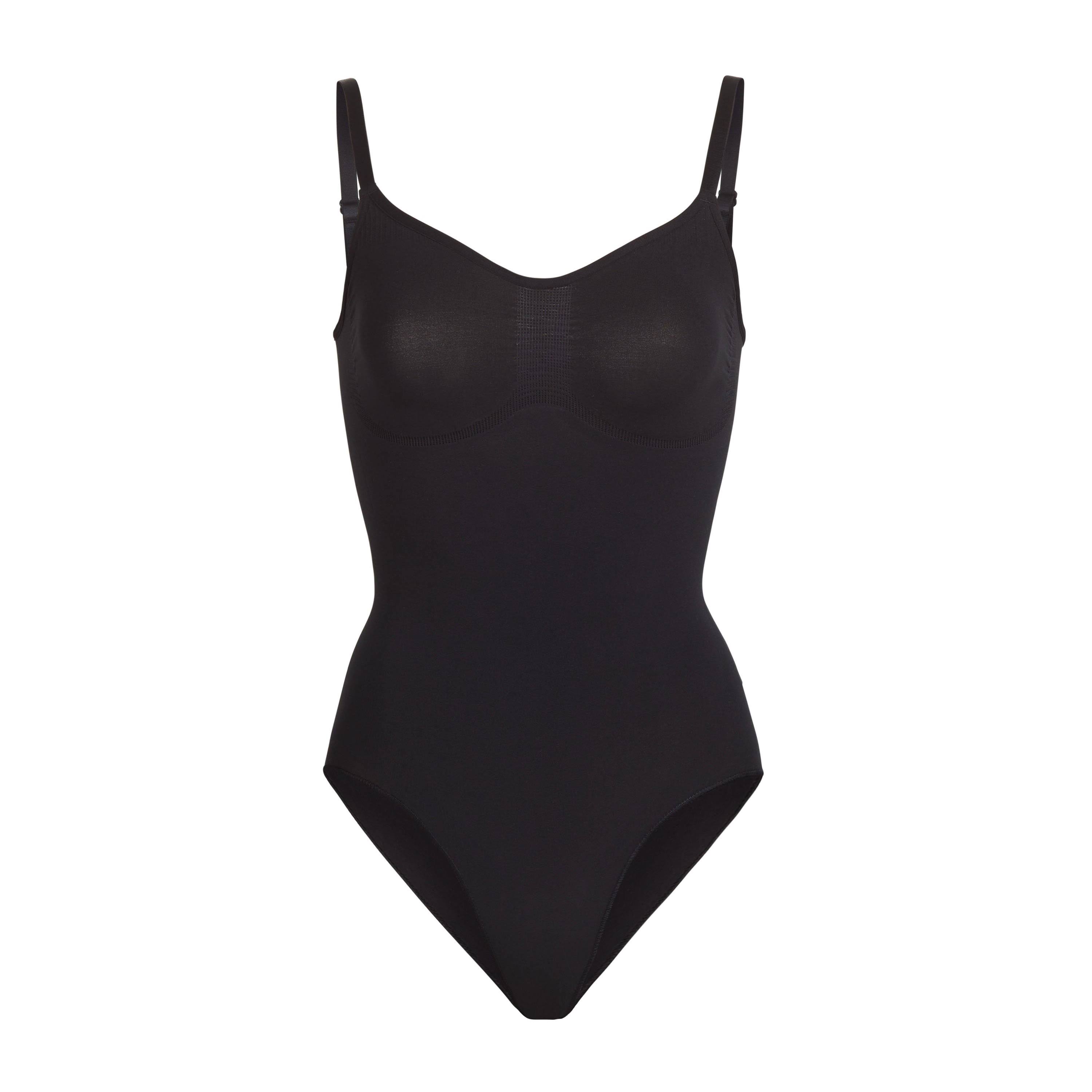 SKIMS Sculpting Bodysuit W. Snaps Shapewear - Black