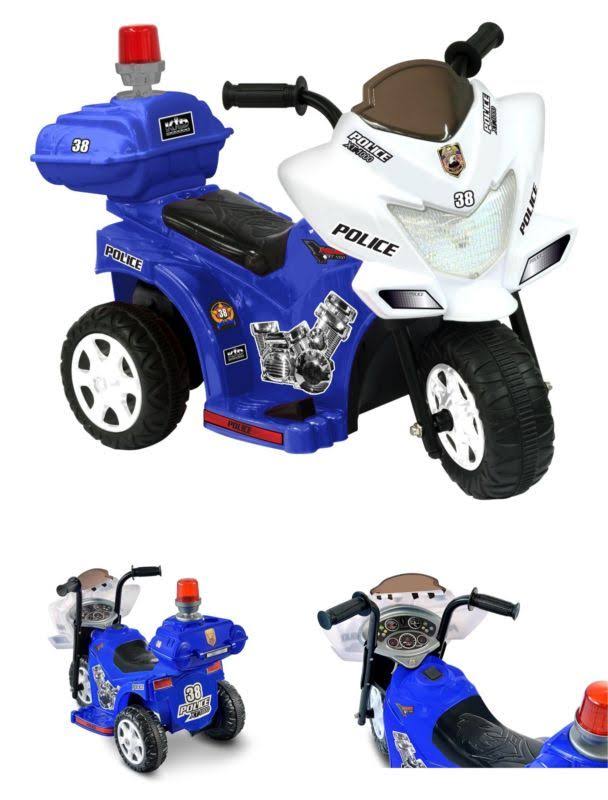 Kid Motorz Lil Patrol 6V Blue White