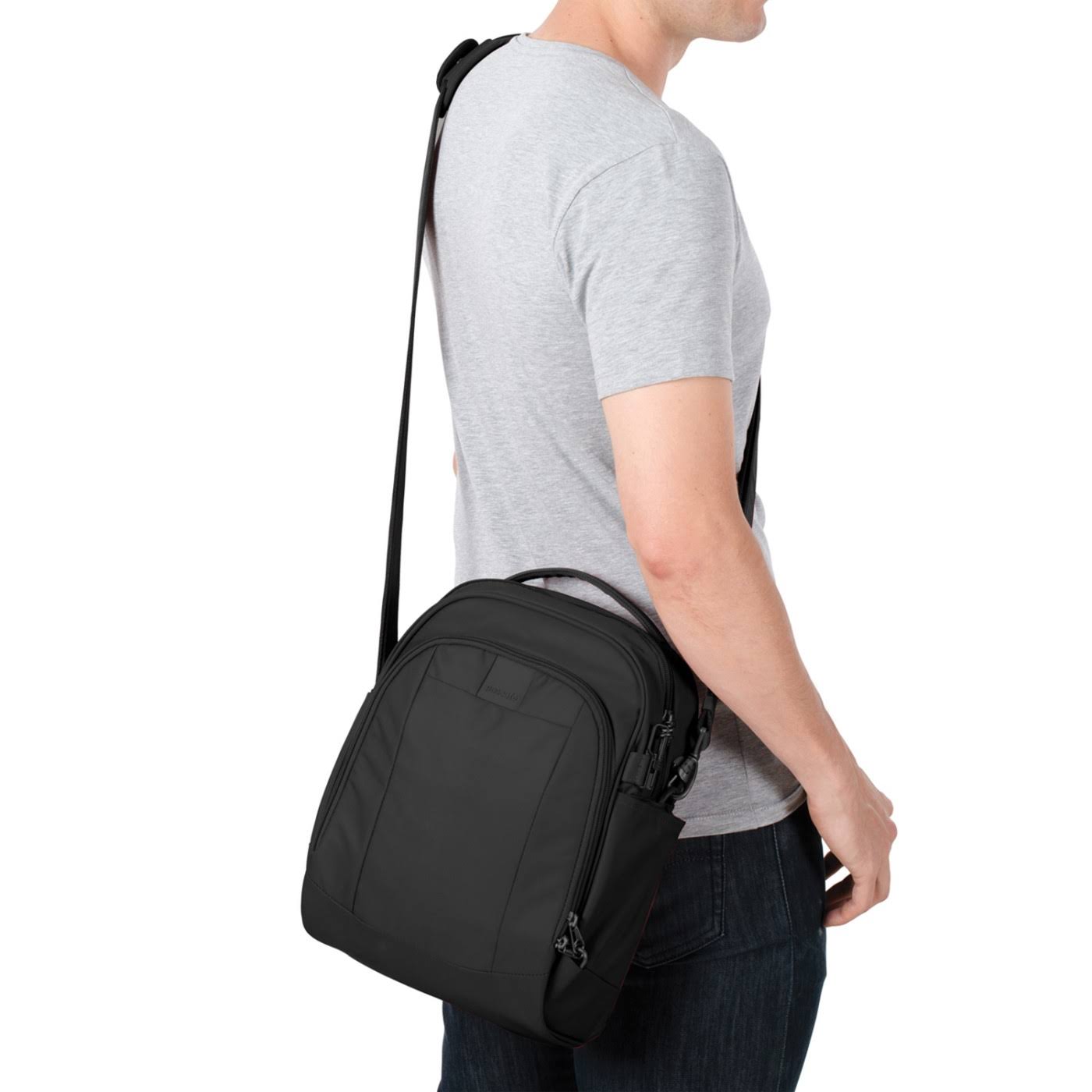 Pacsafe Metrosafe LS250 Shoulder Bag - 11x22 - Black