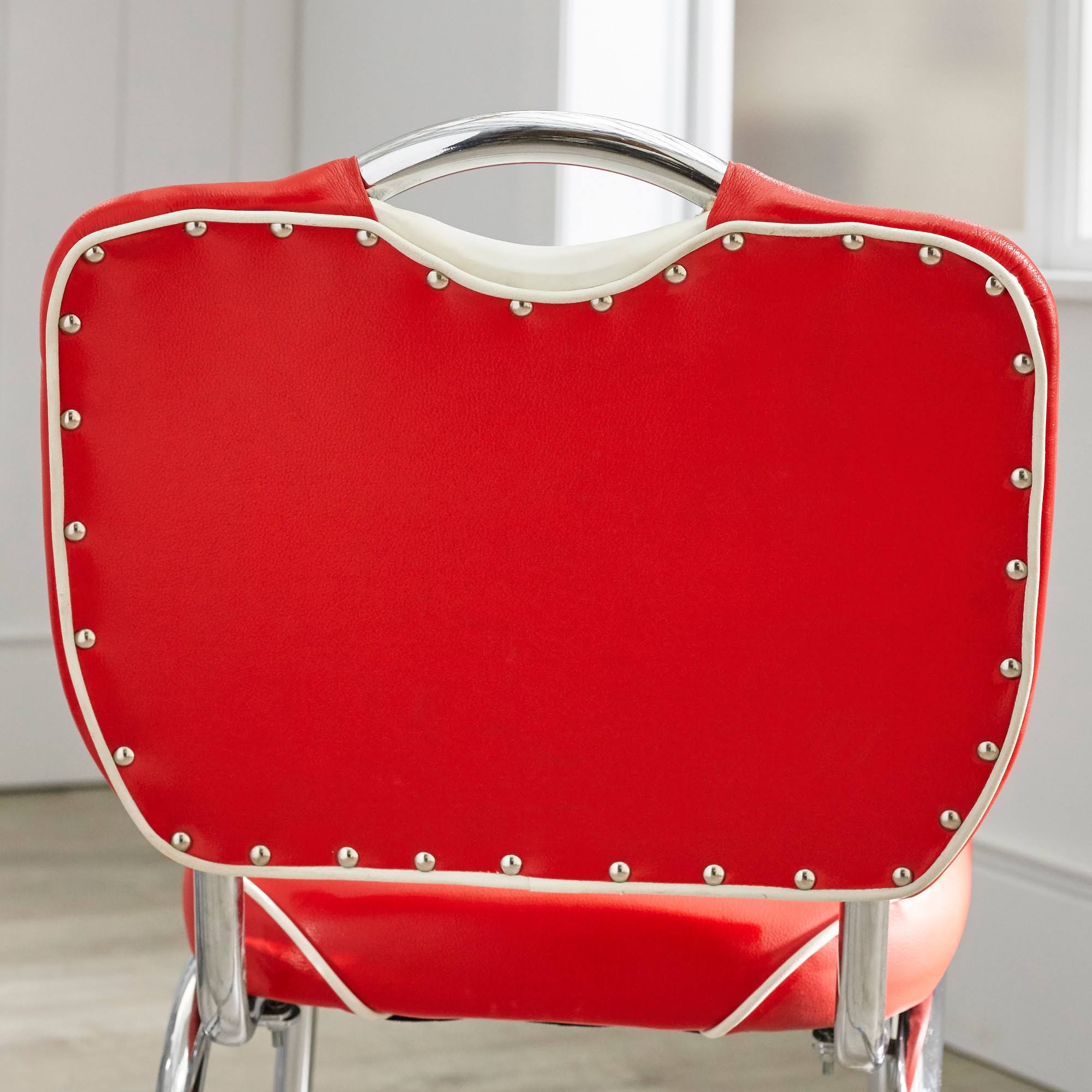 Simple Living Raleigh Retro Dining Set (Red/White - 3-Piece Sets)