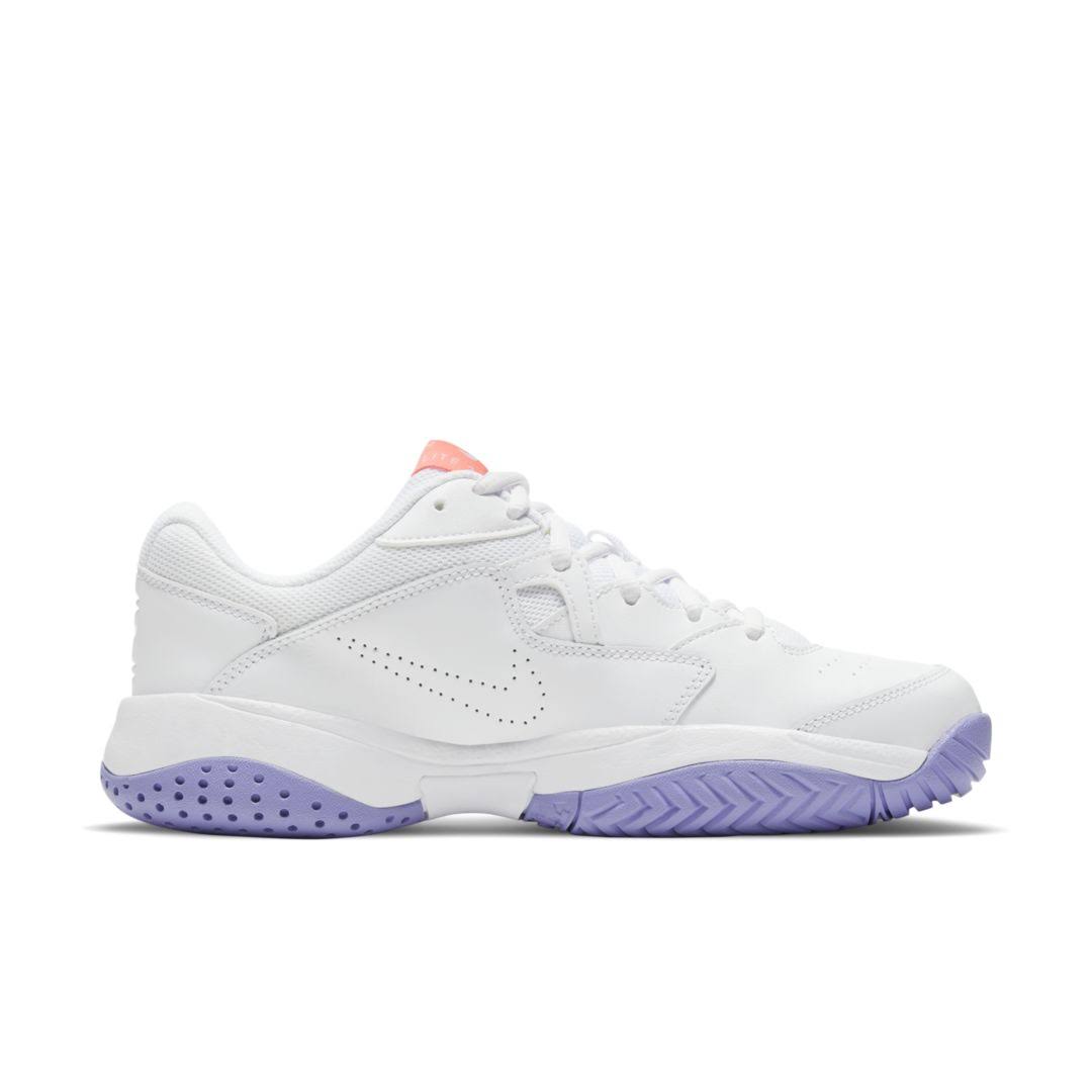 Nike Women's Court Lite 2 Tennis Shoes, Mango/Purple