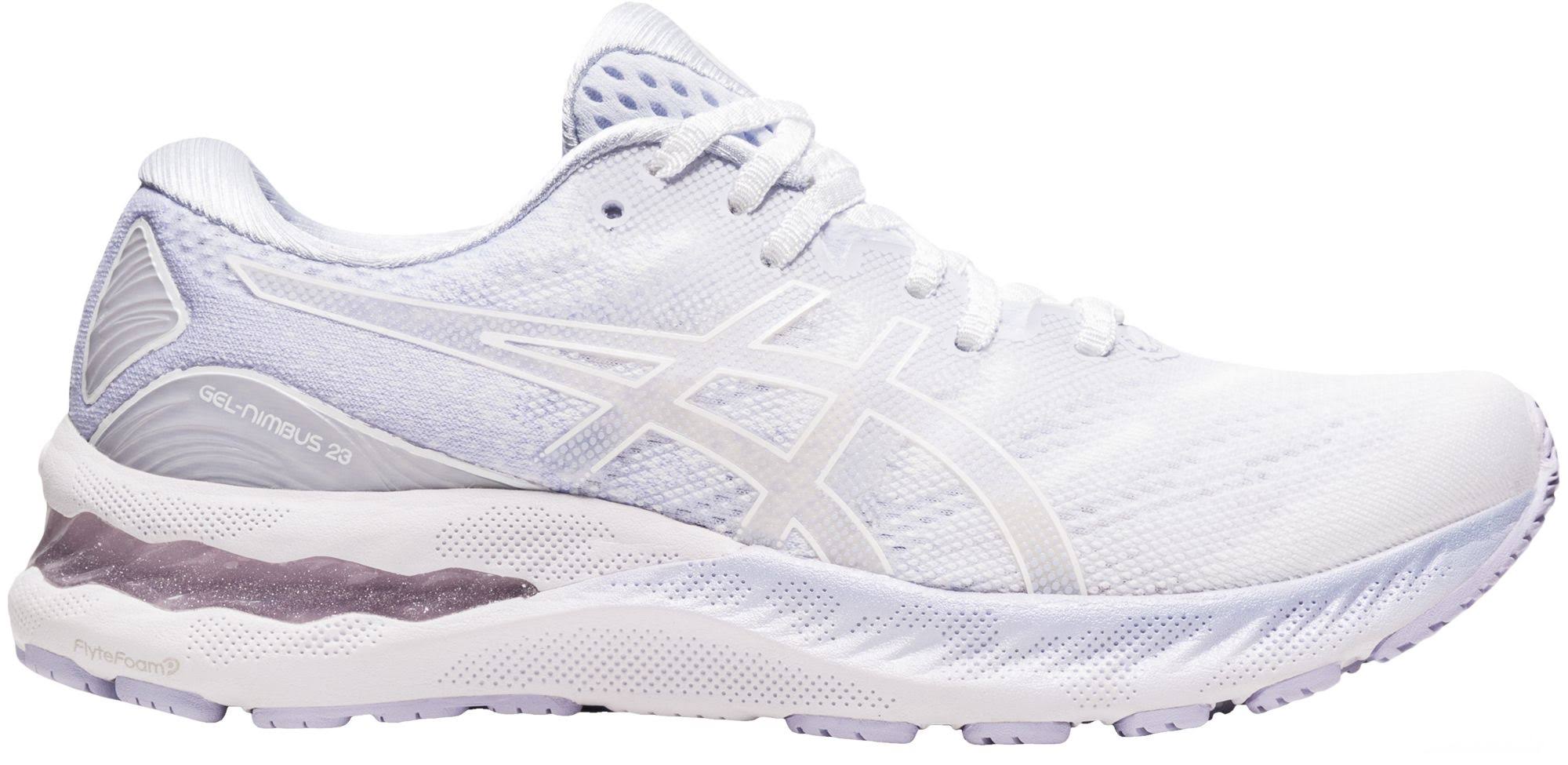 Asics Women's Gel-Nimbus 23 Running Shoes, Lilac/White