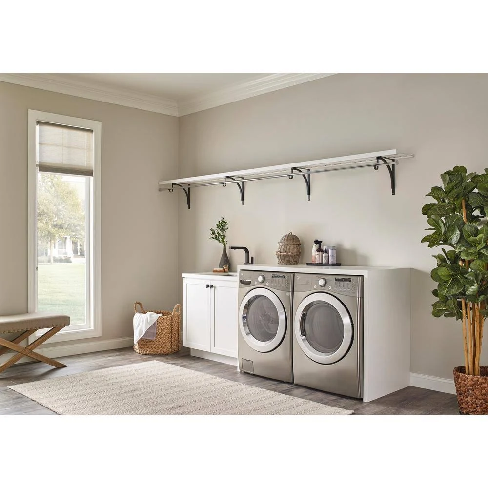 ClosetMaid White Ventilated Shelf Kit 96 in. W x 12 in. D