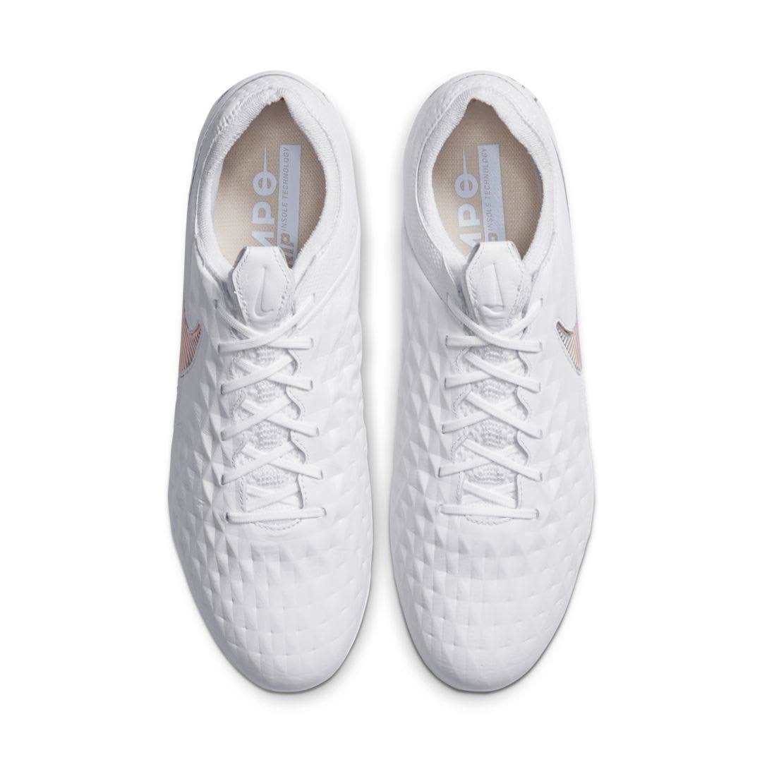 Nike Tiempo Legend 8 Elite FG Mens Soccer Cleat White - 7