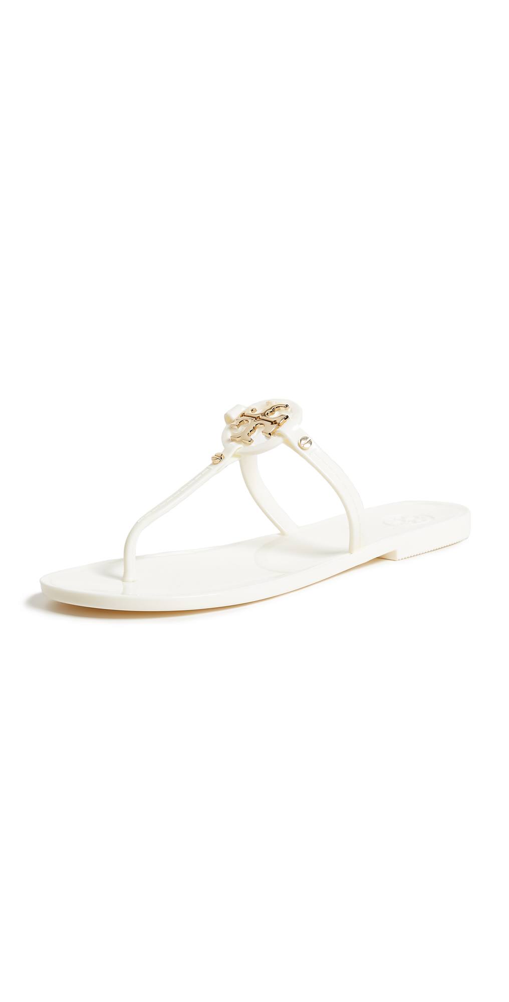 Tory Burch Mini Miller Flat Thong (ivory) Women's Sandals
