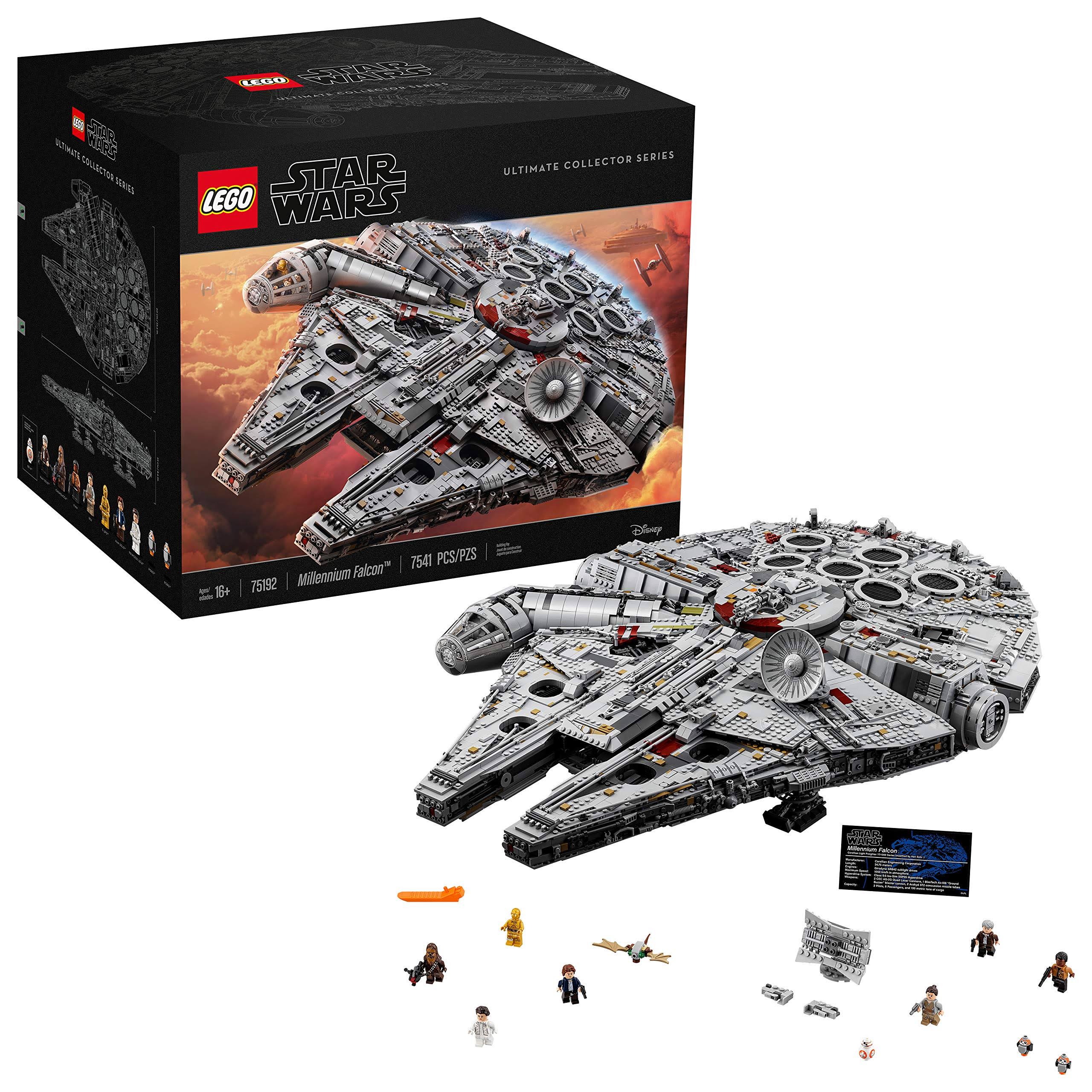 Lego Star Wars Ultimate Millennium Falcon 75192 Building Kit (7541 Pieces) Standard