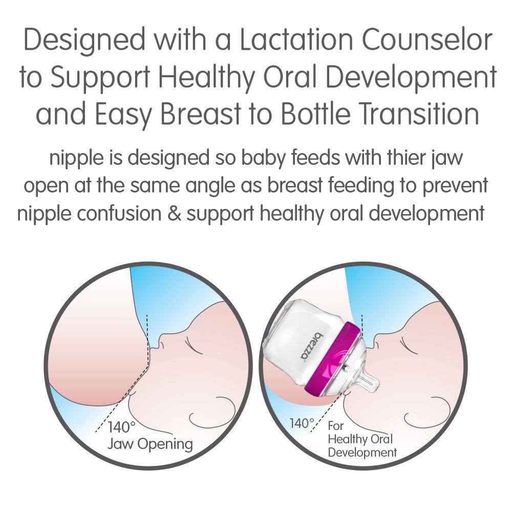 Baby Brezza Glass Baby Bottle Gift Set, 14 Piece