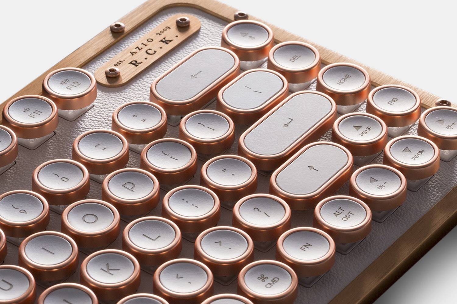 Azio Retro Compact Keyboard (Gunmetal)