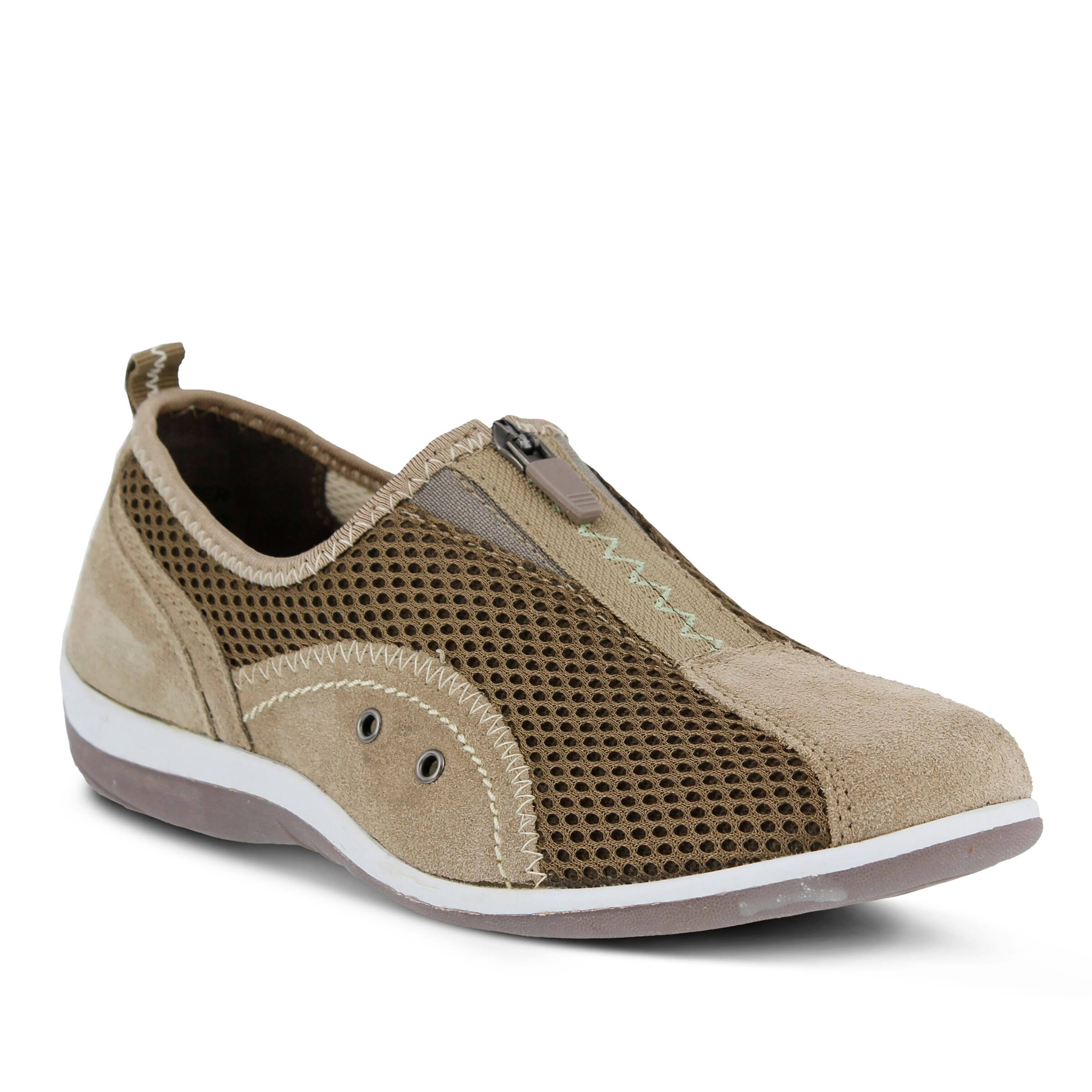 Spring Step Women S Racer Taupe Shoe