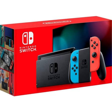 Nintendo Switch with Neon Blue and Neon Red Joy-Con - HAC-001(-01)