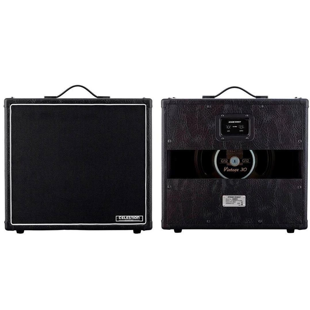 Monoprice 1x12 Guitar Speaker Cabinet with Celestion Vintage 30 - Stage Right