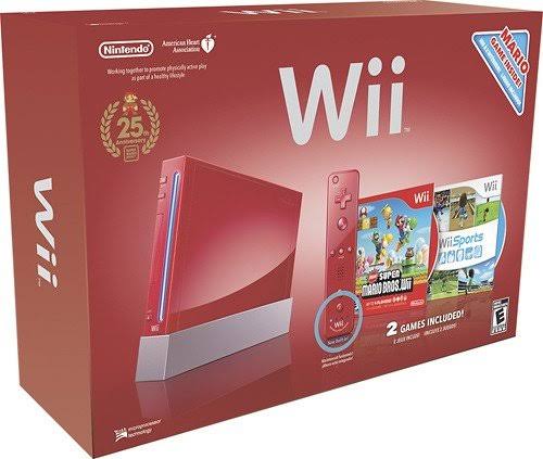 Wii Console Bundle Red Model RVL-001 - ZZ670654