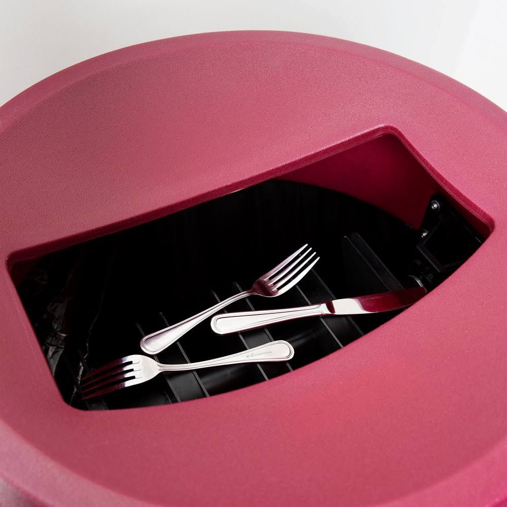 San Jamar KA5500 55 Gal KatchAll Flatware Retriever